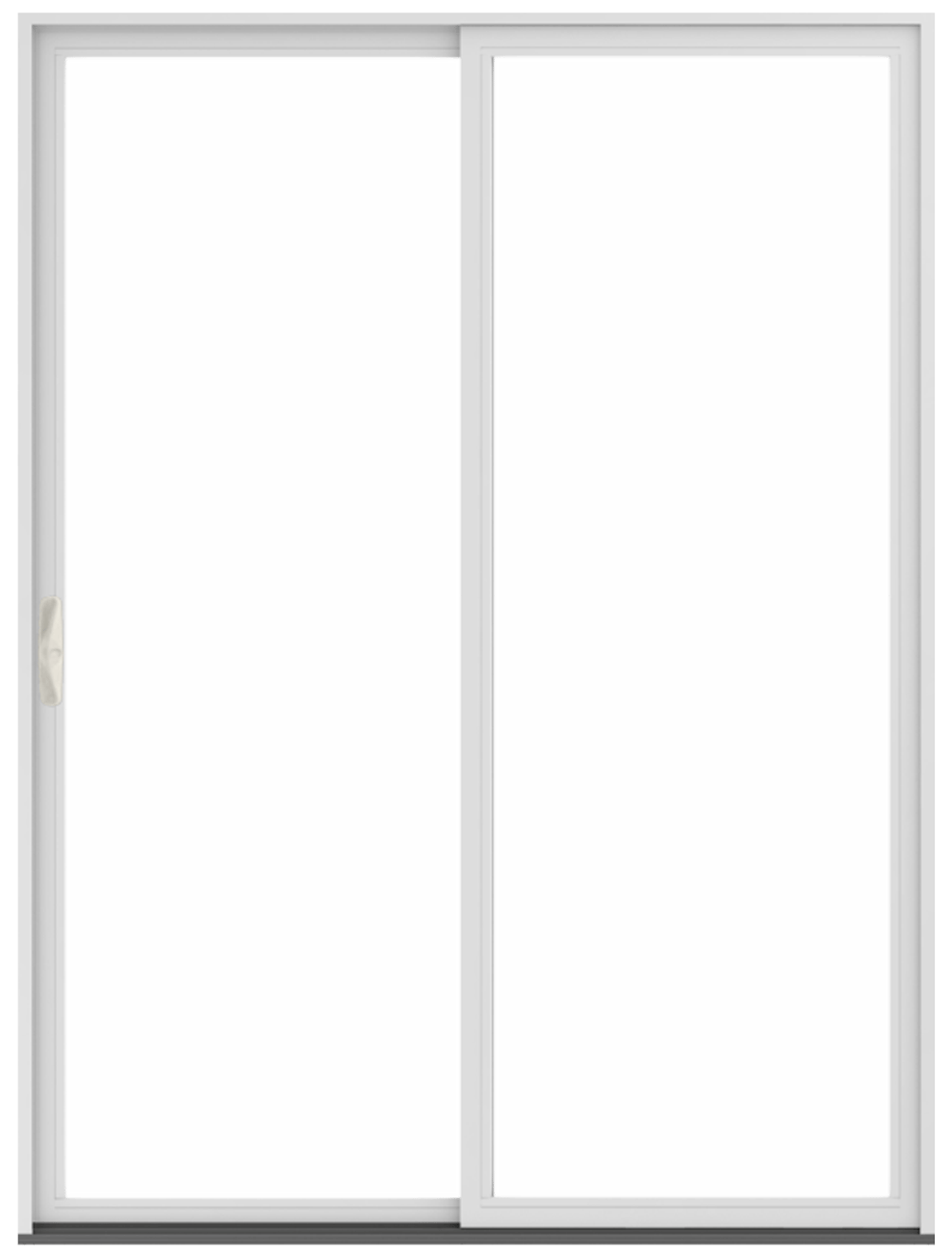 100 Series Gliding Patio Door exterior in White