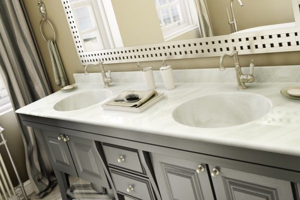 Carstin Marble Bathroom Countertops | Hannapel | Michigan