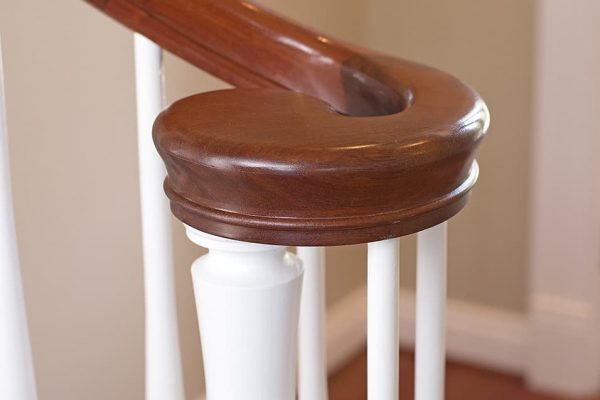 L.J. Smith Curved Handrail | Architectural & Custom Millwork | Hannapel