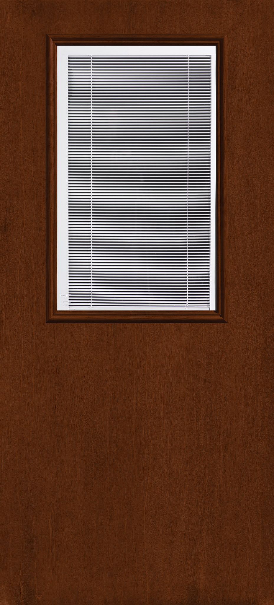 Half‑lite Flat Panel with Blinds
