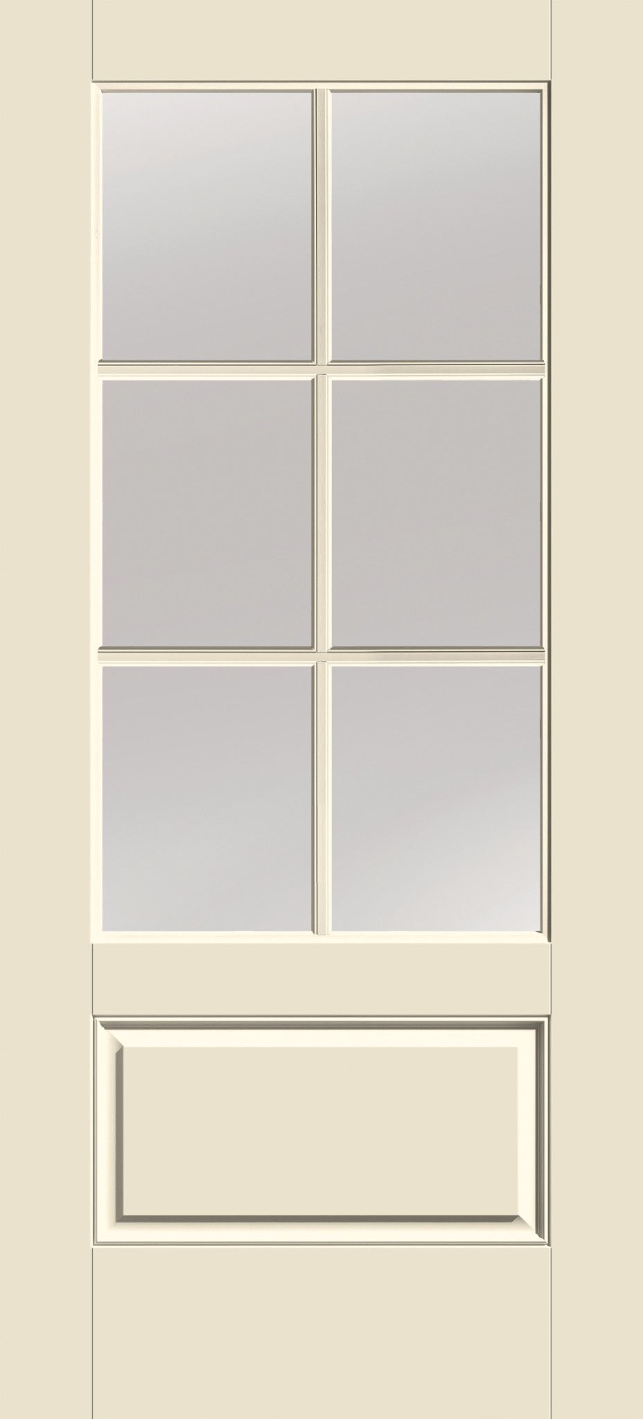 Smooth‑Star 6 Lite Raised Panel 3/4