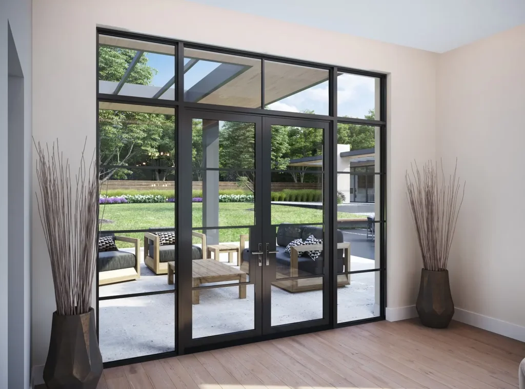 Weather Shield Black Patio Door