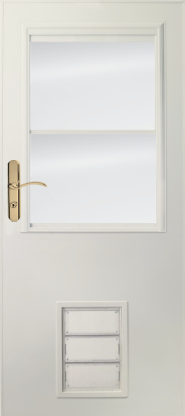 Andersen 10 Series Half Light with Pet Door in White