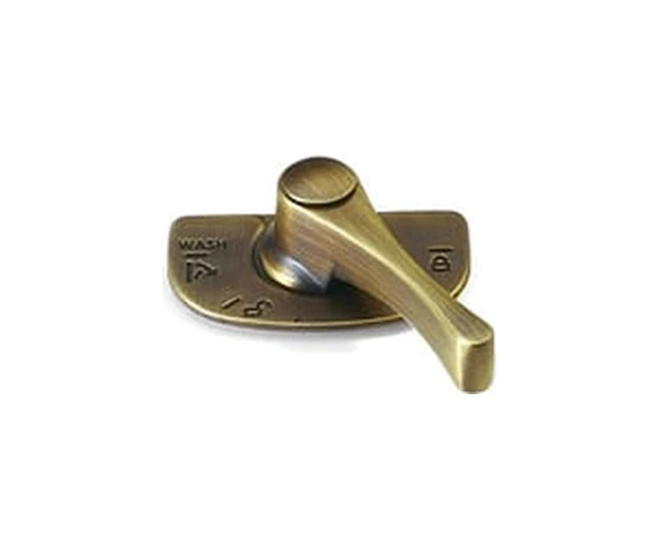 Andersen Double-hung lock in Antique Brass — E-Series · double-hung