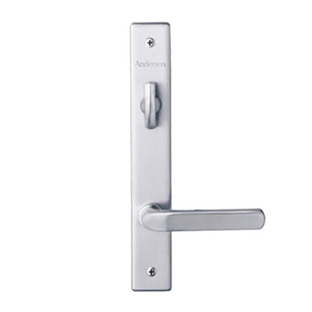 Andersen Anvers assembled hardware in Satin Nickel — 200 Series, 400 Series, A-Series & E-Series · hinged