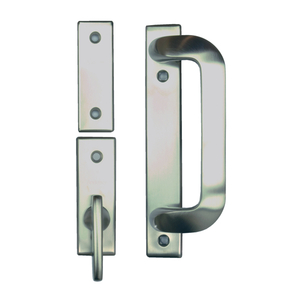 Andersen Anvers assembled hardware in Satin Nickel — 200 Series, 400 Series, A-Series & E-Series · gliding