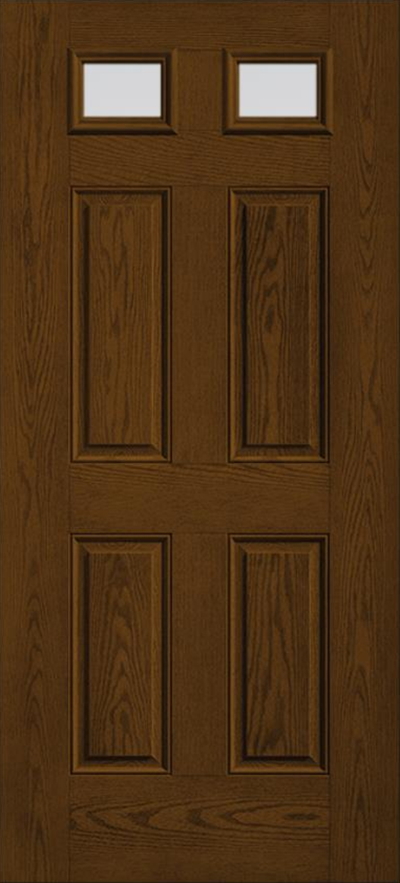 Fiber-Classic Oak Two Lite Four Panel