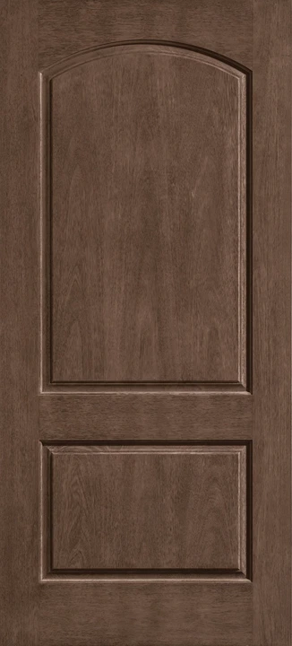 Classic Craft Rustic mahogany soft-arch door