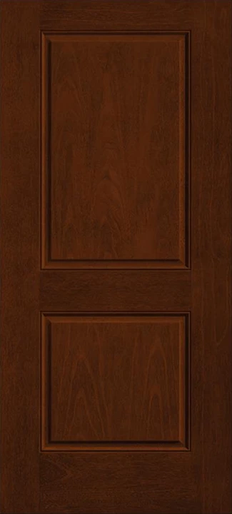 Fiber-Classic Mahogany 2 panel square-top