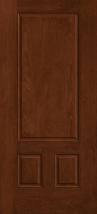 Fiber-Classic Mahogany 3 panel square-top