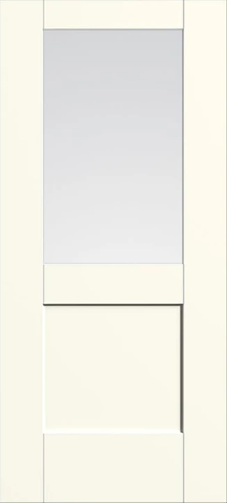 Smooth-Star half-lite Shaker door