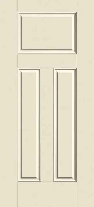 Smooth-Star two-panel Craftsman door