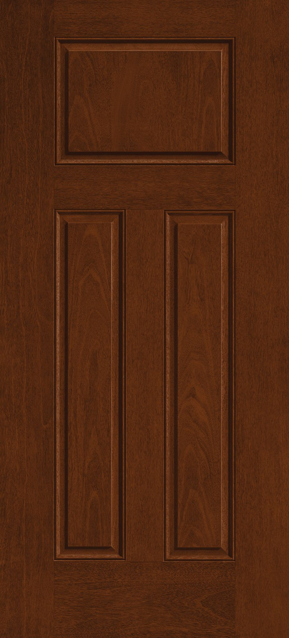 Fiber-Classic Mahogany 2 Panel Craftsman