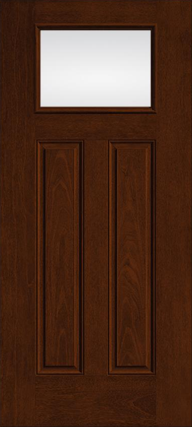 Fiber-Classic Mahogany Craftsman Lite 2 Panel