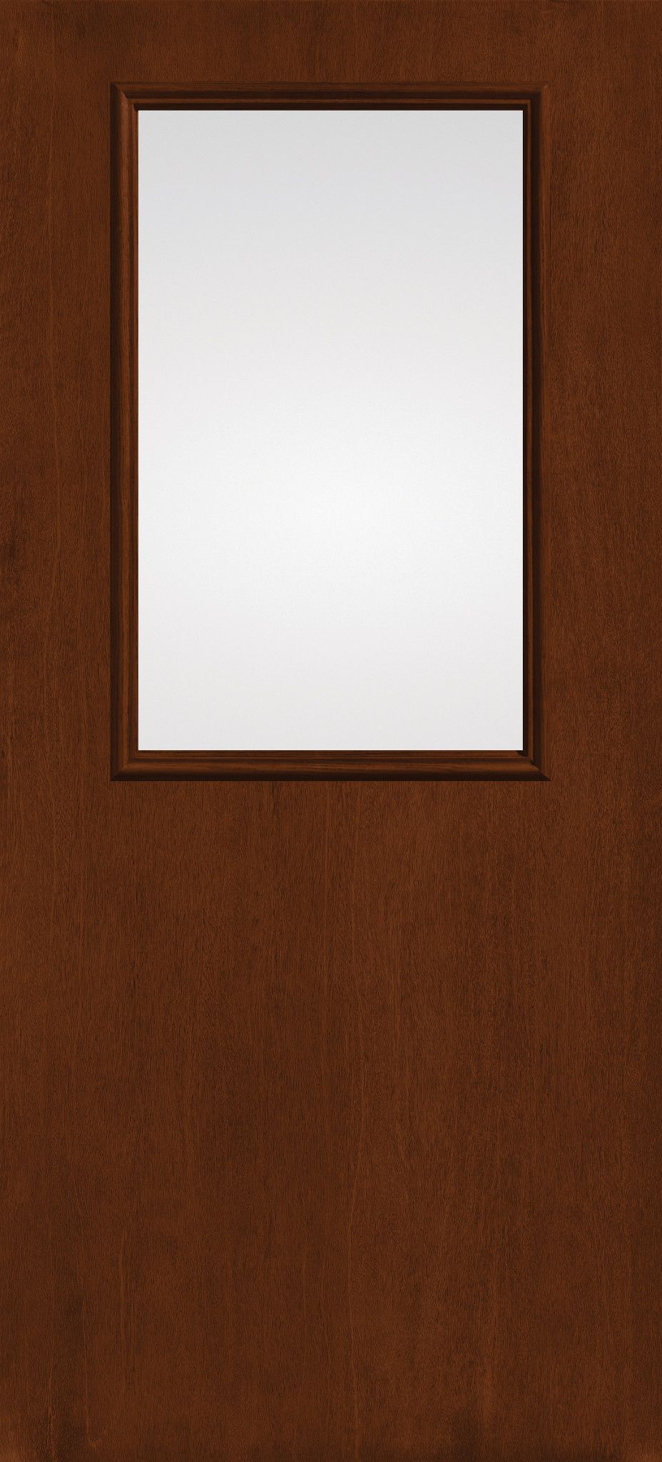 Fiber-Classic Mahogany Half Lite Flush