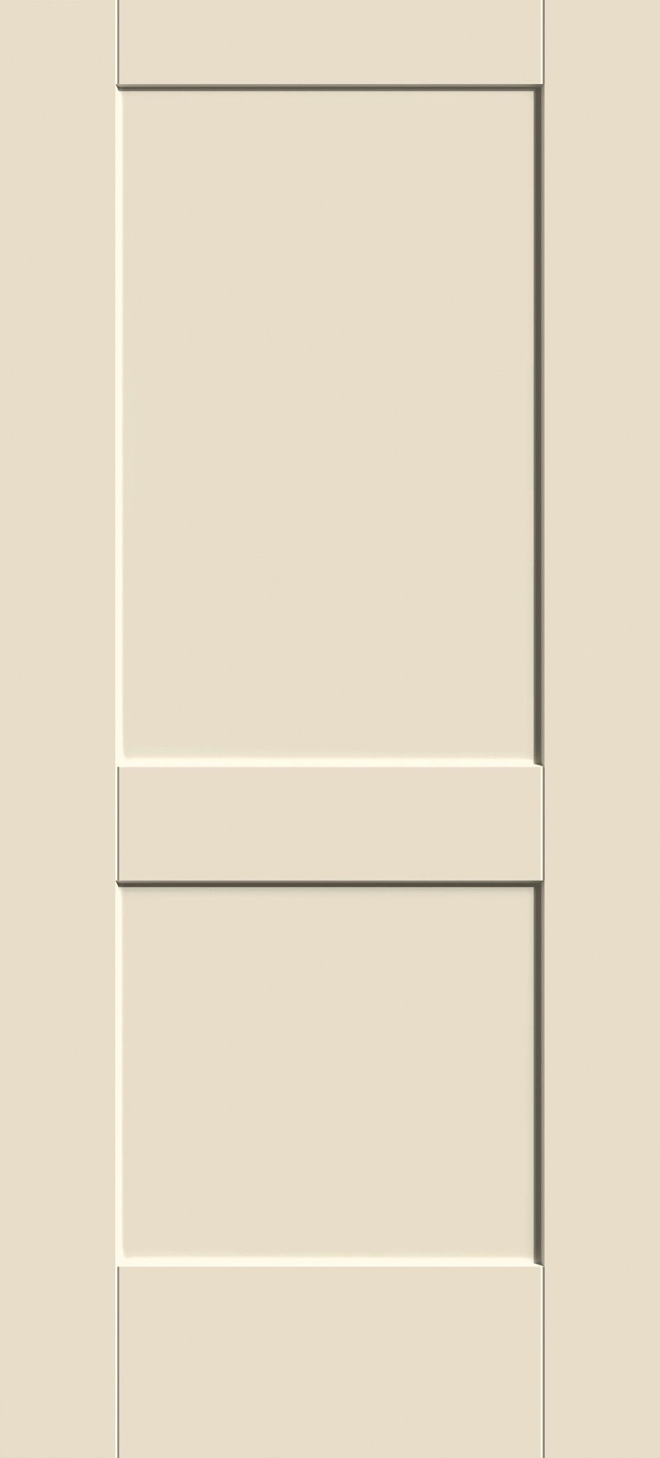 Smooth-Star Two-Panel Square-Top Shaker Door