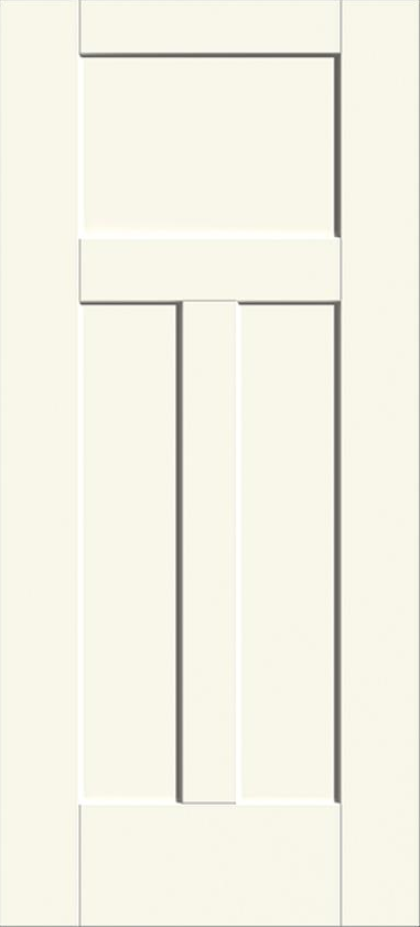 Smooth-Star Two-Panel Craftsman Shaker Door