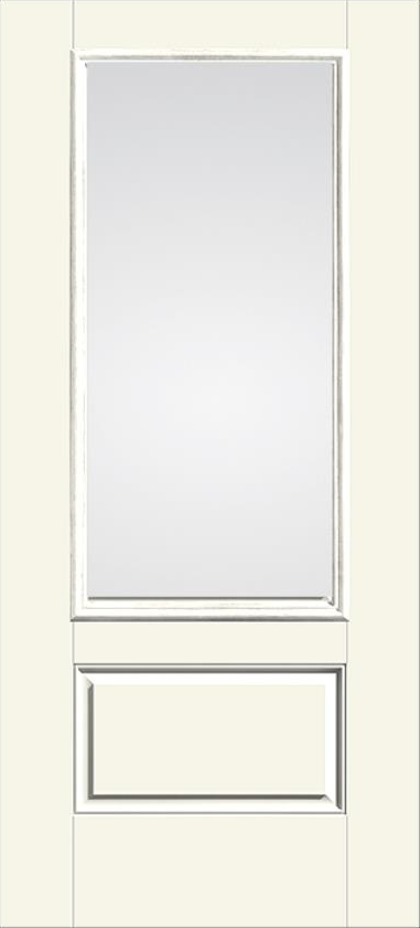 Smooth-Star Three-Quarter Lite One-Panel Door