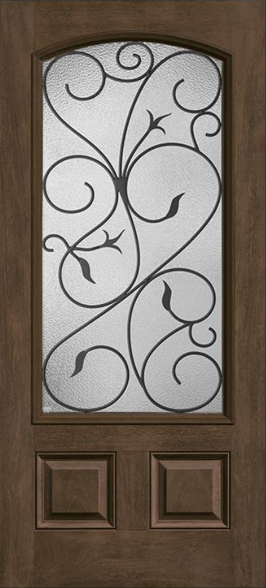 Classic Craft Mahogany arched-lite door