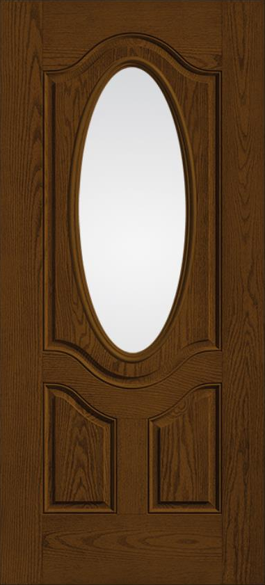 Fiber-Classic Oak 3/4 Deluxe Oval Lite