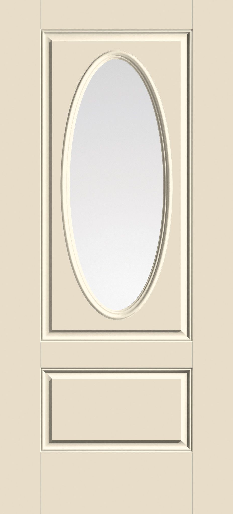 Smooth-Star Captured Oval Glass Door