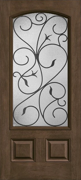 Classic Craft Mahogany arched-lite door