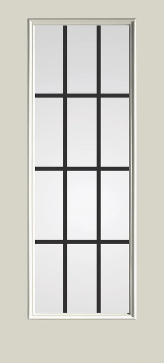 Profiles full-lite steel door