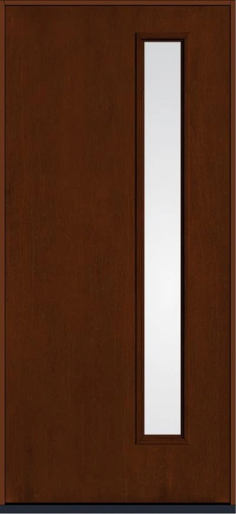 Mahogany offset Linea door